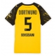 Borussia Dortmund Ramy Bensebaini #5 Replike Domaci Dres za Ženska 2025-26 Kratak Rukav